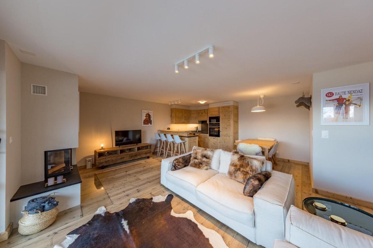 Nendaz 2 Bedroom Apartment - Close Ski Lift - R27 Dış mekan fotoğraf